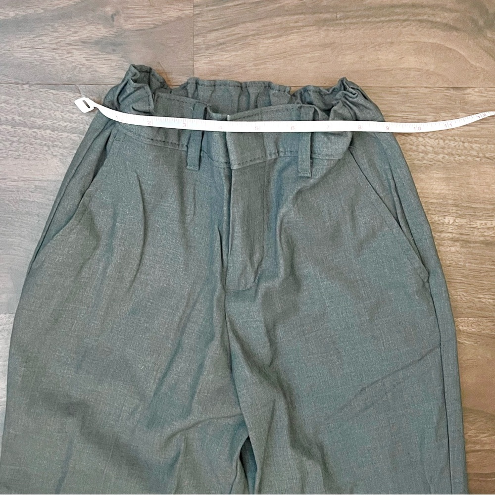 Chaps Kids Boys Gray Dress Pants Adjustable Elastic Waist Size 6 Regular - Picture 9 of 9